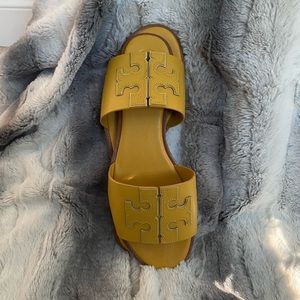 Yellow Tory Burch Sandals
